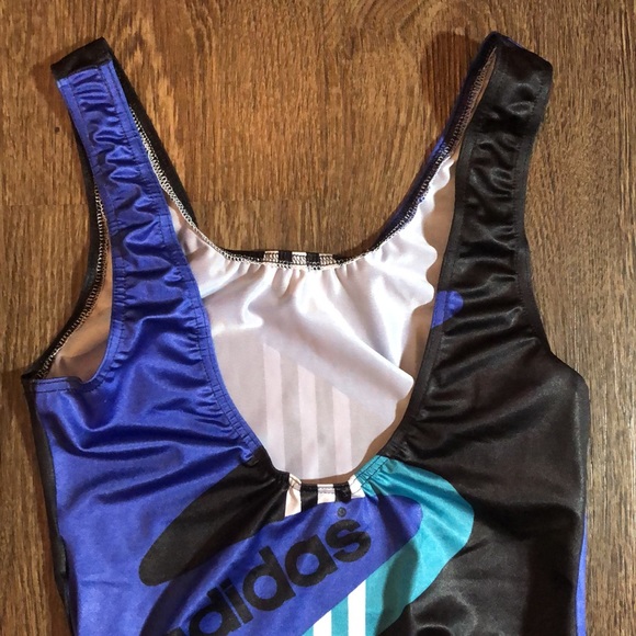 Vintage Adidas One Piece Bathing Suit. - Picture 9 of 14